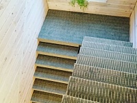 Укладка ковролина ITC на лестнице, 20 ступеней